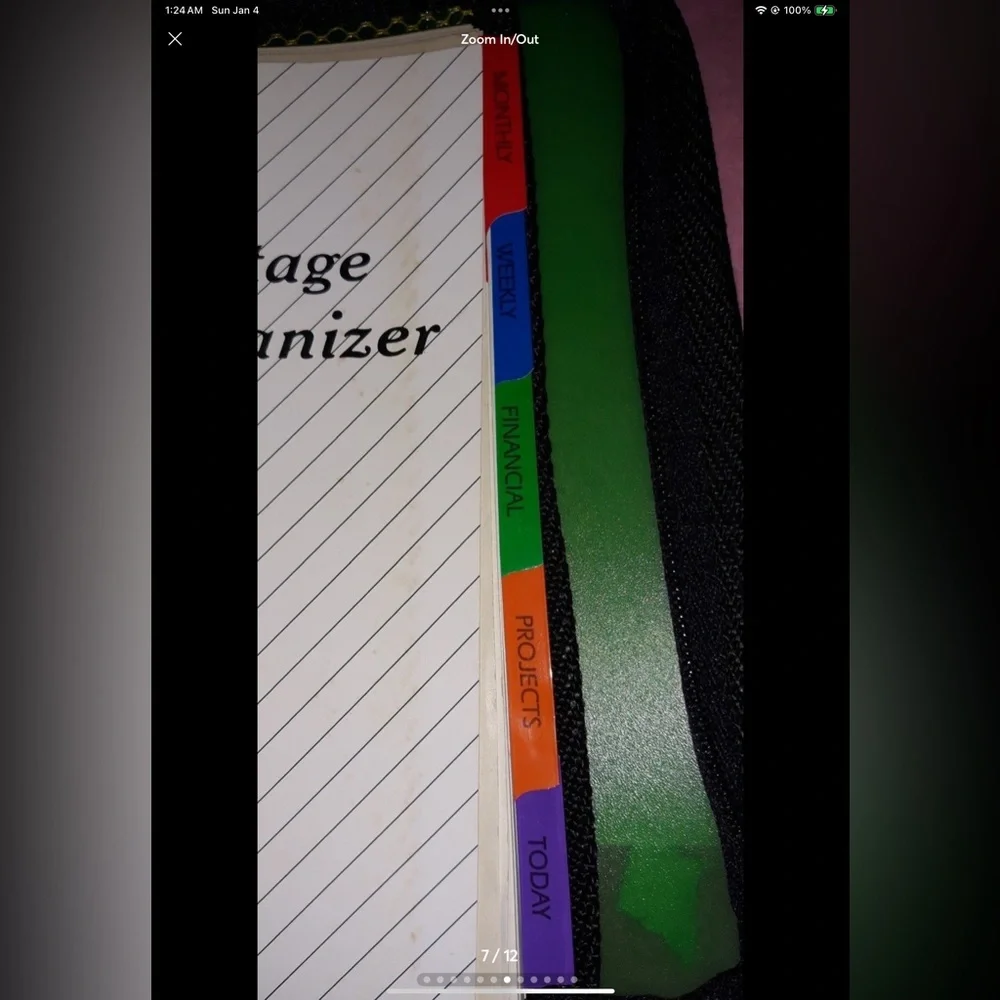 3 Green Advantage Organizer Binder Advantage organizer w/zipper pockets NW 8